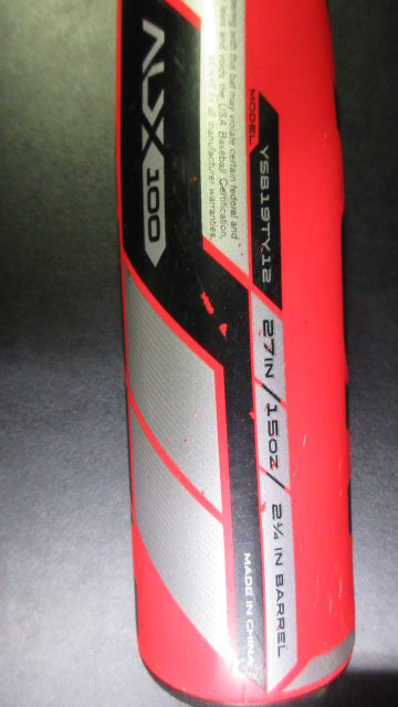 Load image into Gallery viewer, Used Easton Typhoon 27&quot;  -12 USA Baseball Bat - Red
