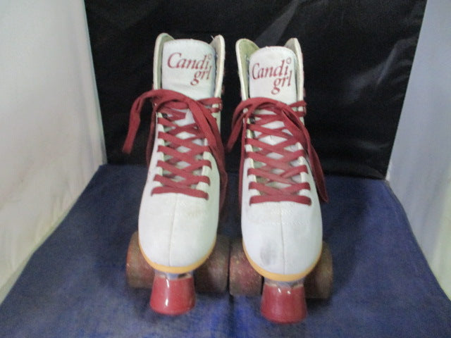 Load image into Gallery viewer, Used Candi Girl Carlin Quad Roller Skates Womens Size 7 - small smudges
