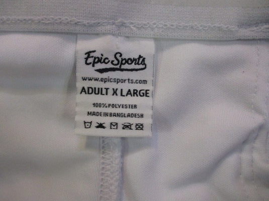 Used Epic Sports Open Bottom Size Adult XL Baseball Pants