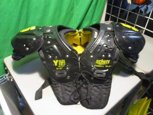 Used Schutt Y Flex 2X Small Football Shoulder Pads