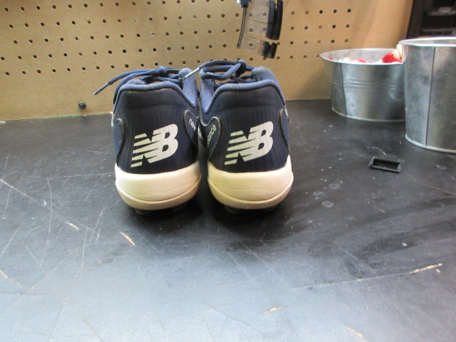 Load image into Gallery viewer, Used New Balance Baseball Cleats size 4 Navy
