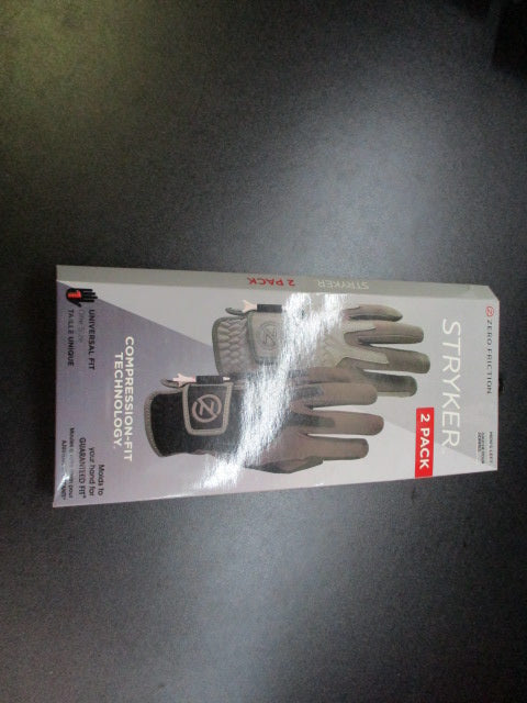 Load image into Gallery viewer, Zero Friction Stryker Golf Glove 2-Pack Men&#39;s Left OSFM - Grey &amp; Dark Grey
