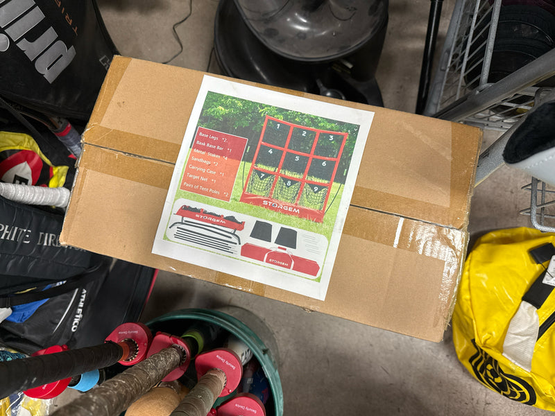 Load image into Gallery viewer, Like New Storgem Pitching Strike Zone Net Stand

