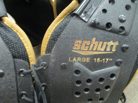 Used Schutt Mid Flex 4.2 Football Shoulder Pads Size Youth Large