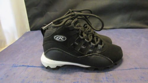 Used Rawlings Full Press Cleats Youth Size 9 - wear