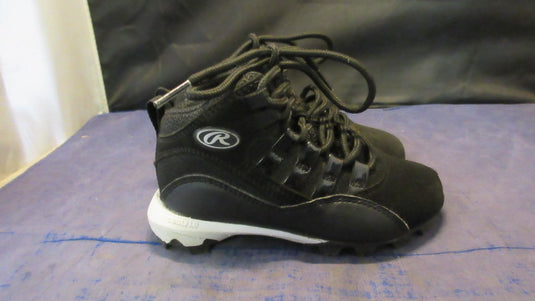 Used Rawlings Full Press Cleats Youth Size 9 - wear