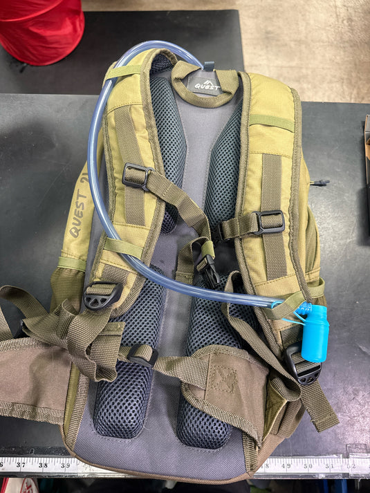 Used Quest Hydration Backpack with 2L Bladder