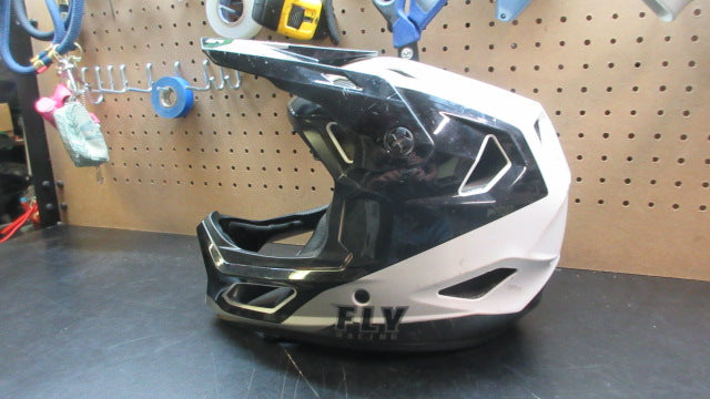 Load image into Gallery viewer, Used Fly Rayce Motorcross Helmet - Size Youth Large
