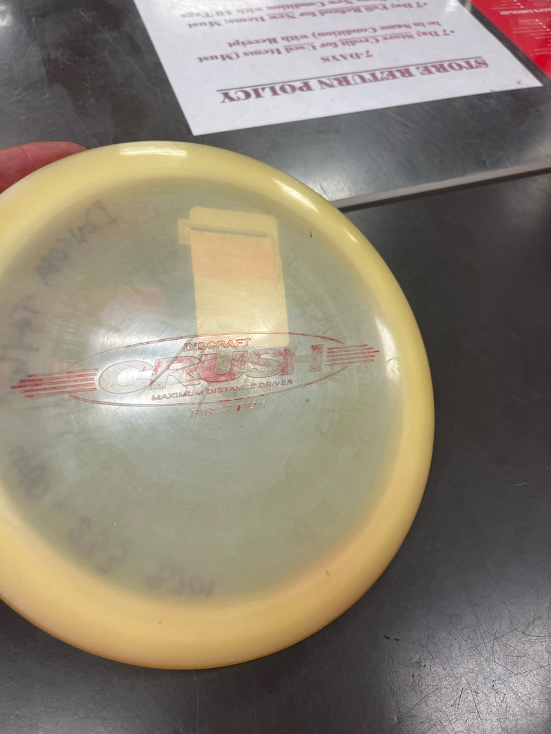 Load image into Gallery viewer, USED DISCRAFT CRUSH MAXIMUM DISTANCE DRIVER FIRST RUN
