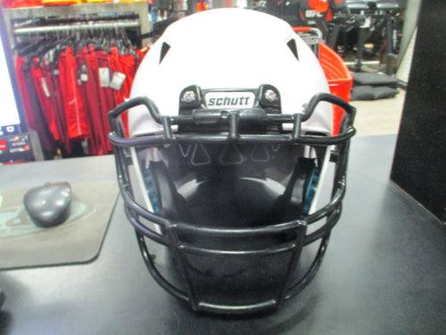 Used Schutt Vengeance A11 White Football Helmet Size Youth XL