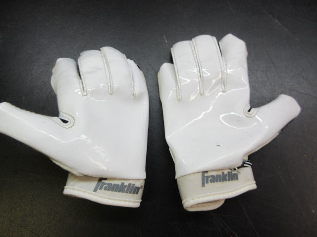 Load image into Gallery viewer, Used Franklin Raiders Football Gloves - Size Youth XS/S

