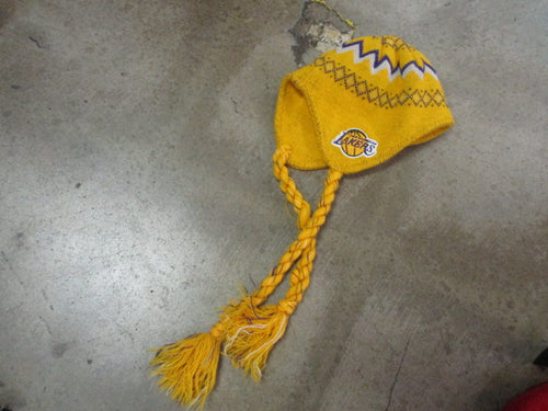 Used Los Angeles Lakers Kids Winter Hat