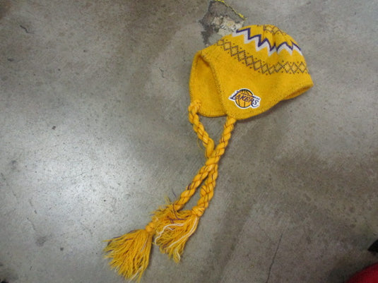 Used Los Angeles Lakers Kids Winter Hat