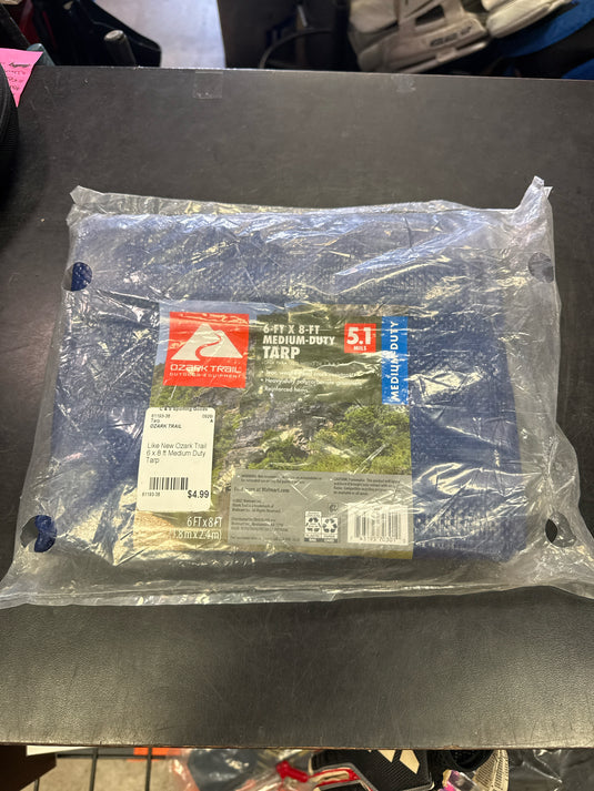 Like New Ozark Trail 6 x 8 ft Medium Duty Tarp