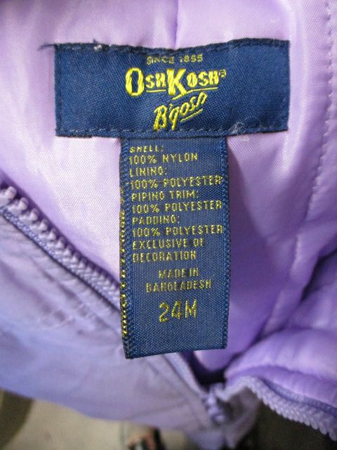Used Oshkosh Snow Bib Youth Size 24 M
