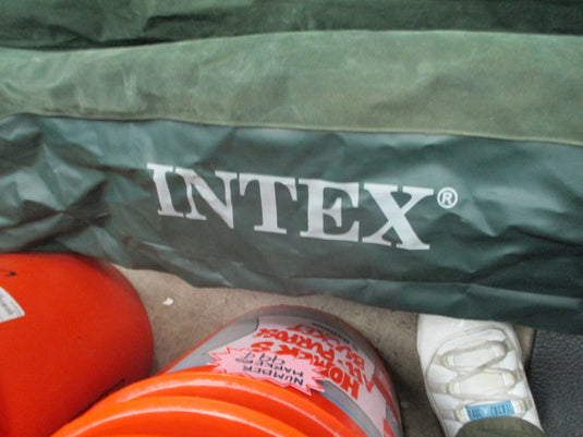 Used Intex Camping Queen Inflatable Air Mattress