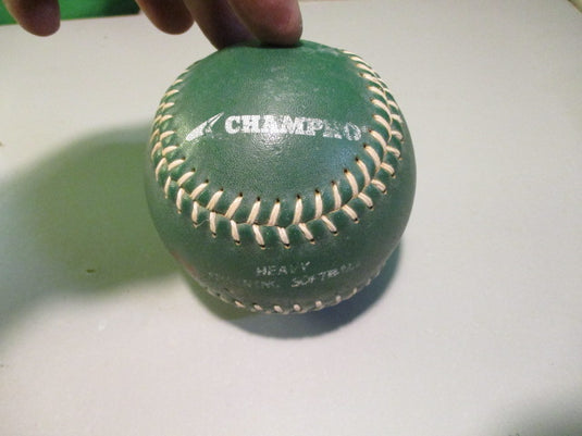 Used Champro 9oz WEIGHTED SOFTBALL