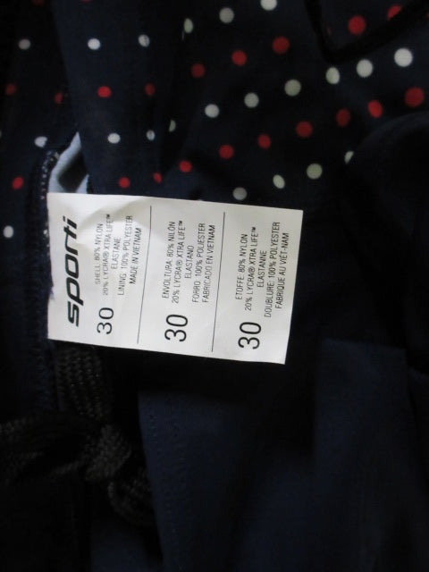 New Sporti Size 30 Swimming Jammers Red White Blue