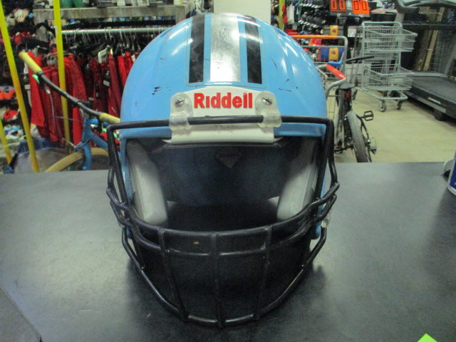 Load image into Gallery viewer, Used Riddell Victor Blue Football Helmet Size S-M
