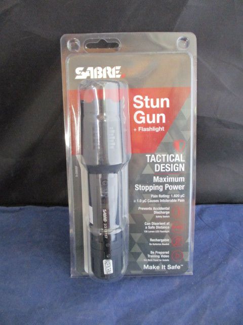 New Sabre Stun Gun + Flashlight