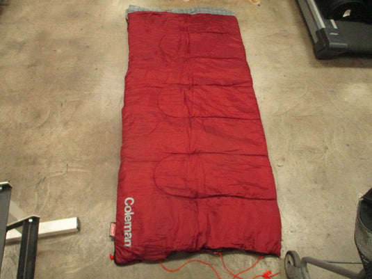 Used Coleman Red Sleeping Bag