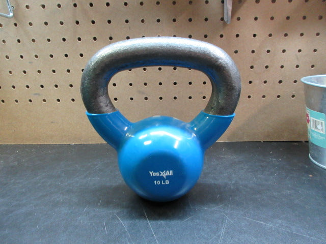 Load image into Gallery viewer, Used Yes4All Vinyl Coated 10lb Kettlebell
