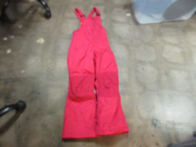 Load image into Gallery viewer, Used Kids Pink Lands End Snow Bibs Size 6
