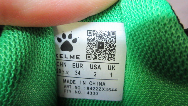 Load image into Gallery viewer, Used Kelme Cosmic Indoor Soccer Shoes - Size 2
