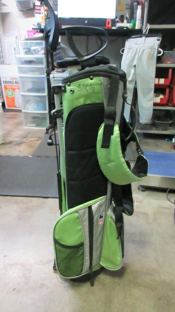 Load image into Gallery viewer, Used US Kids 57-39 Junior Stand Golf Bag w/ Carry Strap - stain
