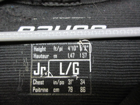 Used Bauer Lil' Sport Hockey Shoulder Pads - Size JR Large