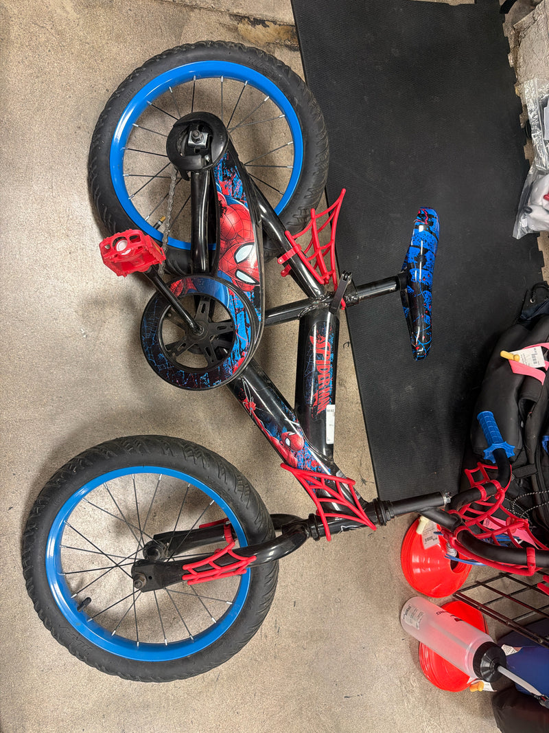 Load image into Gallery viewer, Used Huffy Spiderman 16" Kids Bike

