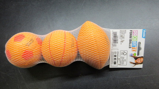 New Franklin Micro Pro Brite Foam Ball 3-pack - Orange