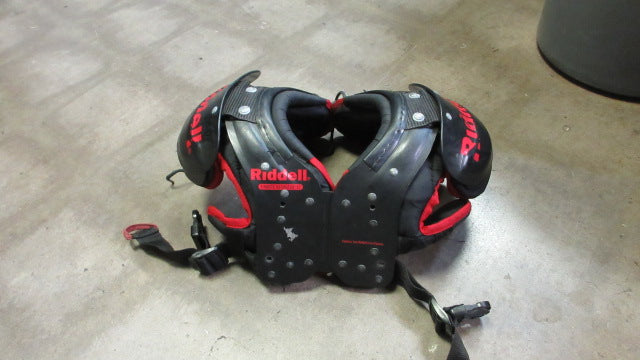 Load image into Gallery viewer, Used Riddell Z-Matte Shoulder Pads Youth Size XS (40) 10&quot;-11&quot;
