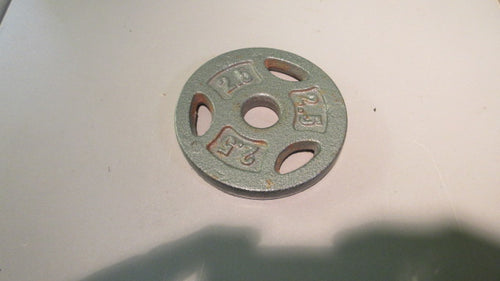 Used 2.5 LB Cast Iron Standard Plate