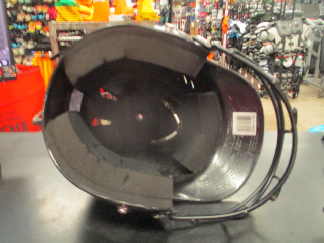 Load image into Gallery viewer, Used Rawlings Black Batting Helmet w/ Mask Size 6 1/2 - 7 1/2
