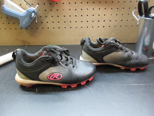 Load image into Gallery viewer, Used Rawlings Division Low Softball Cleats - Size 1
