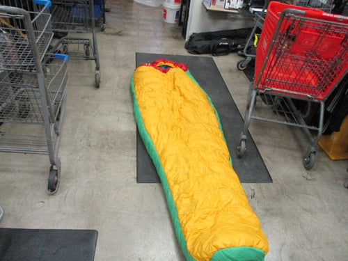 Used Vintage Jansport Brass Bed Expedition Mummy Sleeping Bag 30 X 95”
