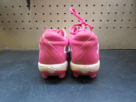Used Under Armour Girls' Glyde 2.0 RM Jr. Softball Cleats - Size 12k