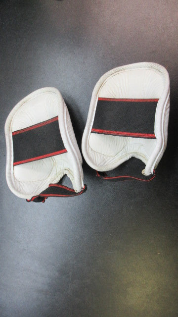 Used Taekwondo Foot Guards Youth - White