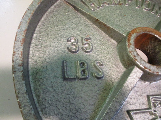 Used Hampton 35LB Olympic Weight Plate