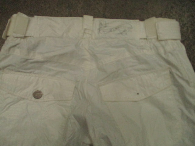 Load image into Gallery viewer, Used Body Glove White Snow Pants Size 12 (Torn Button)
