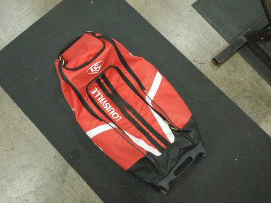 Used Louisville Slugger Select Rig Wheeled Bag in Red