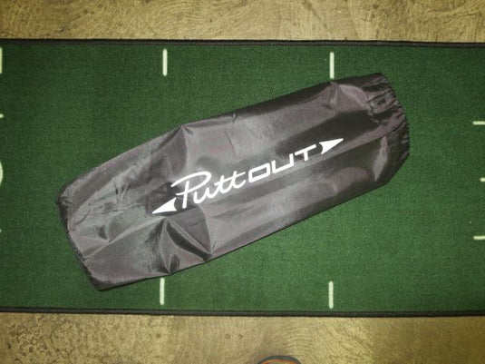 Like New PuttOut Medium Roll Up Putting Mat with Carry Bag