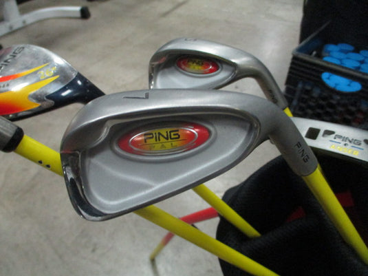 Used Ping Pal Junior 6 Piece Golf Set w/ Bag