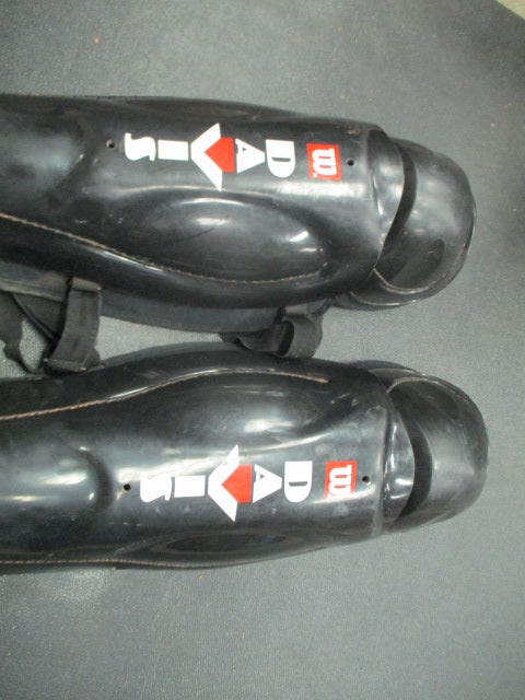 Used Wilson Davis Adult Umpire Shin Guards