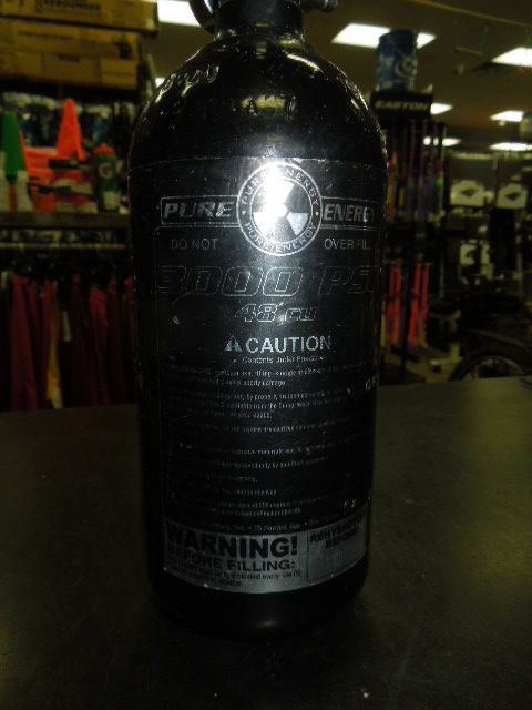Used Pure Energy Flat Bottom Aluminum Tank 48cu / 3000psi