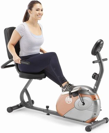 Load image into Gallery viewer, New Marcy Recumbent Exercise Bike with Resistance ME-709
