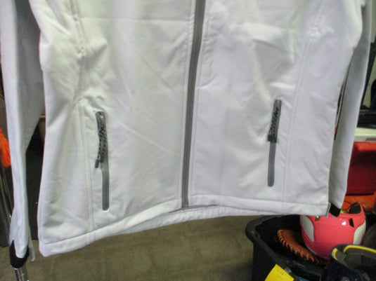 New Pulse Women's Soft Shell Jacket White Size Large