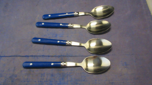 Used Coleman Max Stainless Steel Silverware Set - 4 forks, 4 knives, & 4 spoons