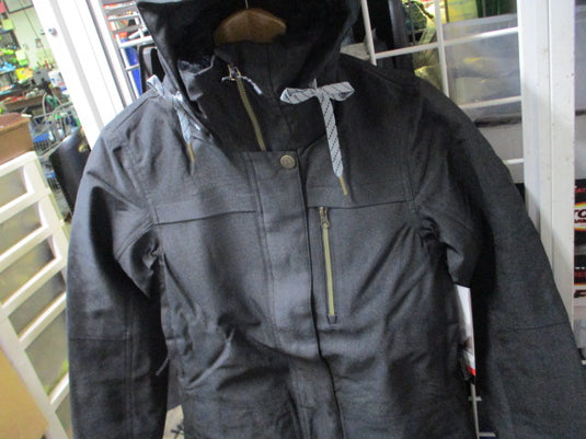 New Women's Pulse Aries Insulated Snow Jacket Size Medium - Black Denim
